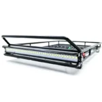 Large Size Luggage Carrier Roof Rack with LED Light Bar for 1/10 RC Crawler Car Axial SCX10 90046 Traxxas TRX4 - Image 2