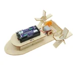 DIY Boat Model Material Set Wood Boat Building Kit 3D Assemble Wooden Paddle Steamer Creative Teaching Educational Science - Image 11