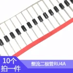 10pcs RU4A Fast Recovery Diode RU4AM 4A 1500V - Image 3