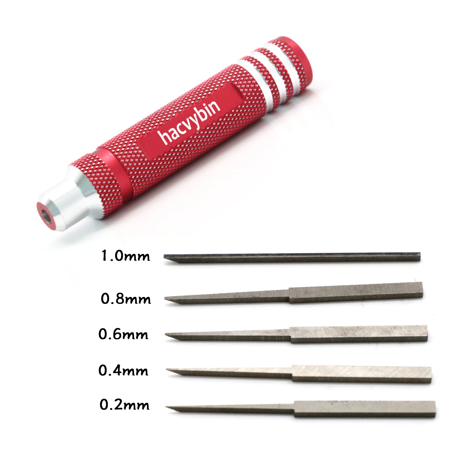 Hebb95426f09345fc9281c98231dfa437Y.webp Prime Model Scriber w/ Blade Resin Carved Scribe line Hobby Cutting Tool Chisel + 5 Blade Tools for RC Car / Drone Repair - Image 1