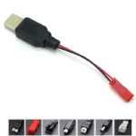 RC USB Charging 3.7V Lithium Battery Charger Cable USB to JST /SM / futaba Plug for 3Rc Drone Quadcopter - Image 2