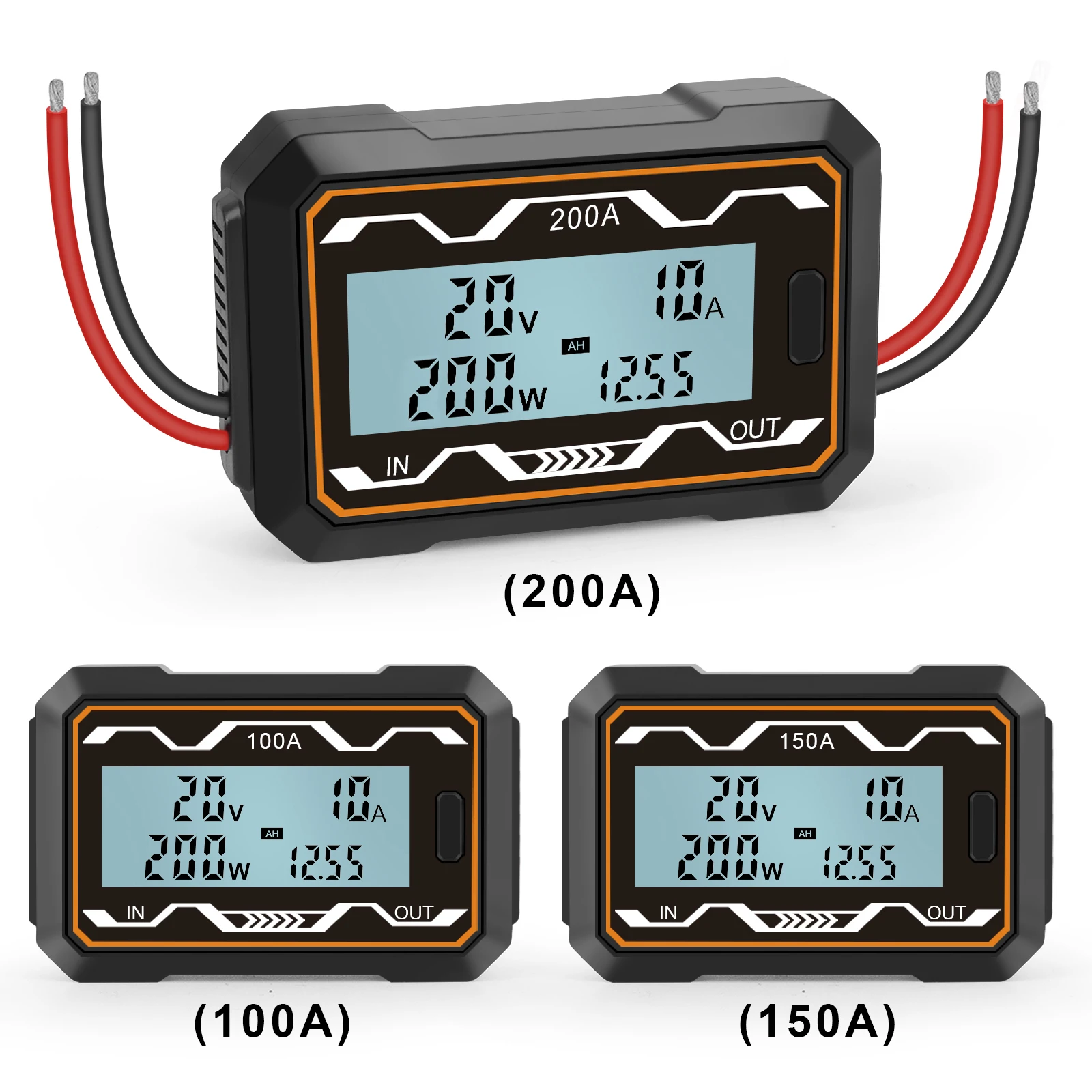 Hf01d4a6142dd450c839d5e4445f23cd2H.webp New RC Watt Meter 100A 150A 200A RC High Precision Current Power Analyzer & Watt Meter W/ Backlight LCD For Rc Drone Rc Model - Image 1