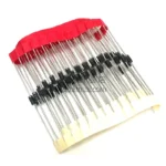 100pcs 1N4004 Rectifier Diode 1N4001 1N4002 1N4003 1A-50V/100V/200V/400V Straight Plug 1N4005 1N4006 1N4007 - Image 4