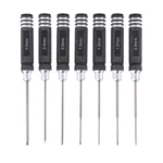 7pcs Titanium Plating Mini Precision Hex Screwdriver Tool Set  Allen Driver for RC Helicopter Drone Aircraft Model Repair Tools - Image 5