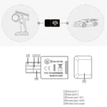 FLYSKY NB4 Mini Z FHSS 2.4GHz Module FS-RM005 for Kyosho FHSS Mini-Z RWD AWD MINIZ 4X4 FWD Buggy MR03 Rc Car Accessories - Image 4