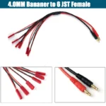 Imax B6 Charge Line 4.0mm Banana Plug to T Plug EC3 EC5 XT30 XT60 XT90 MPX TRX AS150  With Silicone Cable 30CM for Rc Lipo Batte - Image 16