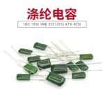 50pcs Polyester Film Capacitor 2A103J 100V 10nF 0.01uF 100V10nF 100v0.01uF - Image 3