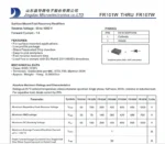 100pcs FR107W 1206 SOD-123FL F7 SMD Fast Recovery Rectifiers Ultra-Thin New Original 1N4007W A7 1N4148W T4 1N5819W S4 - Image 6