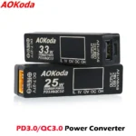 AOKoda Power Converter Adapter AOKoda PD3.0 Quick Lipo Battery XT60 To USB / XT60 to T plug For Smartphone Tablet PC DIY Part