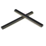 5pcs 2x50 Pin Double Row Straight Female Pin Header 1.27mm Pitch Strip Connector Socket 2*50 50p 50pin 50 Pin For Pcb Board - Image 3