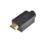 1PCS HDMI 19PIN male plug connector to terminal adapter with black shell wire cable free solder 19 pin - Image 4