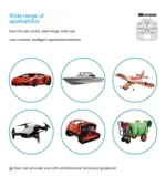 MicroZone MC7 C7 MINI 2.4G Controller Transmitter with MC8RE Receiver Radio System for RC Aircraft Drones Multirotor Helicopters - Image 11