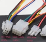 2PCS 30CM 5556 5557 5559 2*2/3/4/5/6/8/10 PIN connector male female plug with wire cable 4.2MM PITCH 18AWG 2X1/2X3/2X4/2X5/2x6 - Image 3