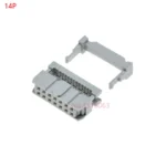 5/10Pcs Gray Fc-8/10/14/16/20/30/34/40/50/64 Pin Female Plug Idc Box Header Socket Connector 2.54mm For Computer Down Cable Wire - Image 12