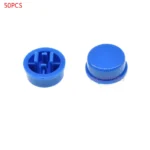 50PCS round Tactile Button caps for B3F-4055 12X12X7.3MM Micro TACT Key SWITCH FOR ARDUINO 12*12*7.3MM 12X12X7.3 SWITCHES - Image 10