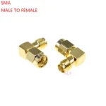 Sma Male To Sma female/jk/sma Male Plug To Sma Female Jack converter/rf Connector Antenna Cable Adapter 90 Degrees Right Angle
