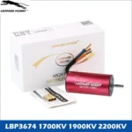 Leopard Hobby 2-4S Lipo 550 Brushless Motor 3674 1700KV 1900KV 2200KV For 1/10 Scale Models RC Cars Airplane Boat Plane