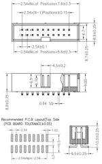 10pcs Smt Dc3 6/8/10/12/14/16/20/30/40 Positions Idc Dual Row 2.54mm Pitch Connector Smd Pcb Idc Socket - Image 15