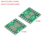 10PCS Adapter PCB Circuit Board Kit SMD QFP LQFP QFN FQFP Turn To DIP SOP MSOP SSOP TSSOP SOT23 8 10 14 16 20 24 28 SMT To DIP - Image 4