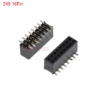 10PCS SMD SMT 2*2/3/4/5/6/7/8/9/10/12/16/20/40/ PIN Double Row Pin Female Header 1.27MM Pitch Connector Socket 2X/6/8/10/20 - Image 12