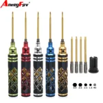 Hex Screw Driver Screwdriver Set 1.5mm 2.0mm 2.5mm 3.0mm Hexagon Tool 5-in-1 For FPV Racing Drone Heli Airplane Car Boat RC Part