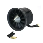 QX-MOTOR 80mm EDF 12 Blades Ducted Fan with 3538 RC Brushless Motor KV2200 Thrust  120A ESC for 6S Jet Airplane Aircraft - Image 4