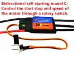 ZMR 2-6S 30A 60A ESC Bidirectional Self Starting Brushless Electric Regulation Speed Controller ESC for DIY Tools - Image 19