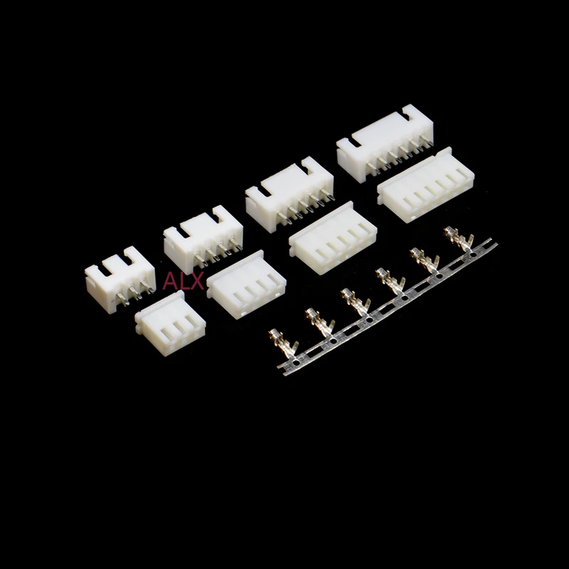 50/25sets XH2.54 connector 2.54MM PITCH Straight needle Seat + plug + terminal 2P/3P/4P/5P/6P/7P/8P/10P/12P Housing pin header