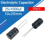 25V1000UF 10x20mm Aluminum Electrolytic Capacitor 1000uf25v 25v1000mf 25v 1000uf 22uf 47uf 68uf 220uf 470uf 2200uf 4700uf 1500uf - Image 2