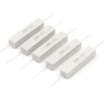 10PCS 10W 5% Cement Resistance 1R ~ 10K Ohm 1R 2R 5R 8R 10R 47R 100R 1K 10K Ohm 1 2 5 8 10 47 100 ohm Cement Resistor - Image 12