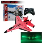 RC Plane SU35 2.4G With LED Lights Aircraft Remote Control Flying Model Glider Airplane F22 FX820 FX620 FX622 A380 EPP Foam Toys - Image 7