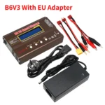 iMAX B6 V3 80W 6A Battery Charger LiHv Lipo NiMh Li-ion Ni-Cd Digital RC Charger Lipro Balance Charger Discharger 12V 5A Adapter - Image 8