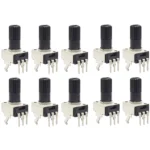 70Pcs 10Value RV09 3Pin 1K 2K 5K 10K 20K 50K 100K 200K 500K 1M Vertical Adjustable Seal Rotary Potentiometer Knob With Box Kits - Image 2