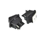 1PCS 20A KCD4 4PIN stainless steel Push Button with light rocker Switch ON/OFF 16A/250V 4 pin waterproof boat power switch - Image 3