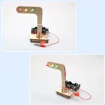 Mini Kids Science Experiment for Children Boys DIY Toys Wooden Traffic Light Led Student Gizmo Learning Education Toys Gift - Image 8