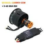 QX-MOTOR new 64mm EDF CW/CCW 12 Blades Ducted Fan with QF2822 Brushless Motor 2100KV 2300KV 3300KV 4300KV for Remote control toy - Image 13