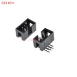 5/10Pcs Right Angle 6/10/20/26/34/40 Pin 2.54mm Pitch Male Socket Idc Box Header Pcb Connector Double Row 10p/20p/40p Dc3 Header - Image 16