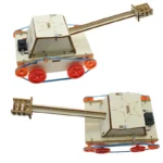 DIY Electric Tank Wooden Puzzle Model Kids Primary School Student STEAM Science Physics Learning Educational Toys For Kid Toys