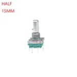 5PCS EC11 360 Degree Rotary Encoder with switch Audio Digital Potentiometer Handle 15MM 20MM 5PIN push button Coding SWITCH knob - Image 8