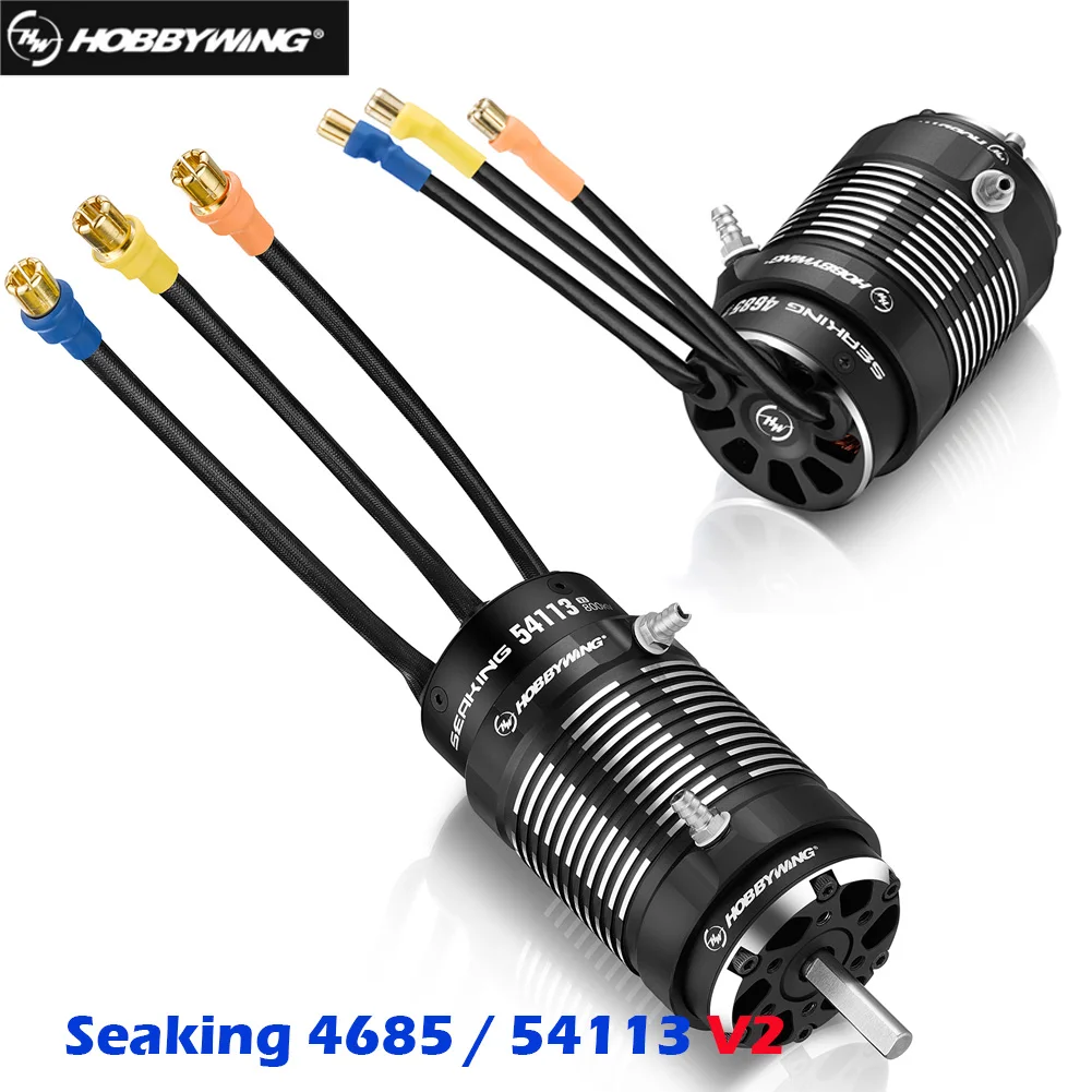 S07a1ac0bc72c40f98e2a5f2619ad4721E.webp Hobbywing Seaking 4685SL 900KV 6-14S / 1500KV 6-8S V2 54113SL 800KV V2 8-12S Brushless Sensorless Motor For RC Boat Ship - Image 1