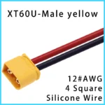 XT60 Connector Male & Female Plug with 10/20/30/50CM 12 AWG Silicone Wire for RC Airplane Quadcopter Lipo Battery ESC FPV Drone - Image 21