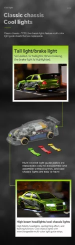Turbo Racing 1:76 C66 Drift RC Car With Gyro Radio Full Proportional Remote Control Toys RTR Desktop Toys For Kids and Adults - Image 15