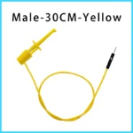 Test Hook Clip to Dupont Male/Female Jumper Wire 26AWG Silicone Cable For Breadboard Oscilloscope Logic Analyzer - Image 9