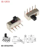 10PCS Slide Switch Micro-power Toggle Switch Single and Double-row Direct-inserted Horizontal Sliding Second Gear Third Gear - Image 16