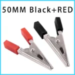 10PCS Small/Large Insulated Crocodile Clips Plastic Handle Cable Lead Testing Metal Alligator Clips Clamps 35/50MM Length - Image 10