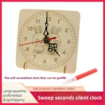 DIY Clock Model  DIY Science Toys Children Educational Technology Project Model Toys Educational Wooden Puzzle Games For Gift