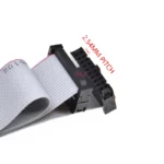 2pcs 2.54mm Pitch Fc-6/8/10/14/16/20/40/50 Pin 30cm Jtag Isp Download Cable Gray Flat Ribbon Data Cable For Dc3 Idc Box Header - Image 4