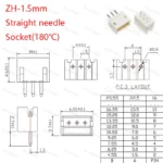 5Pcs JST-1.25mm ZH-1.5mm PH-2.0mm XH-2.54mm Male/Female Plug Connector With Wire 2/3/4/5/6/7/8/10P Pin Header Socket For Arduino - Image 28