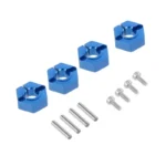 Aluminum 12mm Hex Hubs Wheel Adapters 7mm Thickness M4 Flanged Lock Nuts Cross Wrench for Traxxas 1/10 Stampede Slash 4x4 RC Car - Image 5