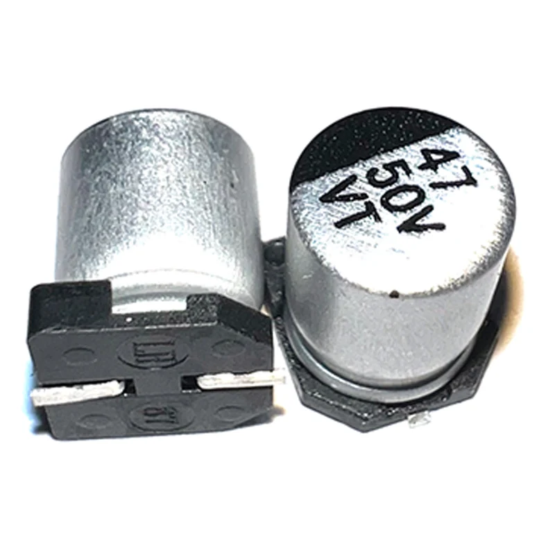 10PCS SMD Aluminum Electrolytic Capacitor 6.3V 10V 16V 25V 35V 50V 10UF 22UF 47UF 100UF 220UF 330UF 1000UF